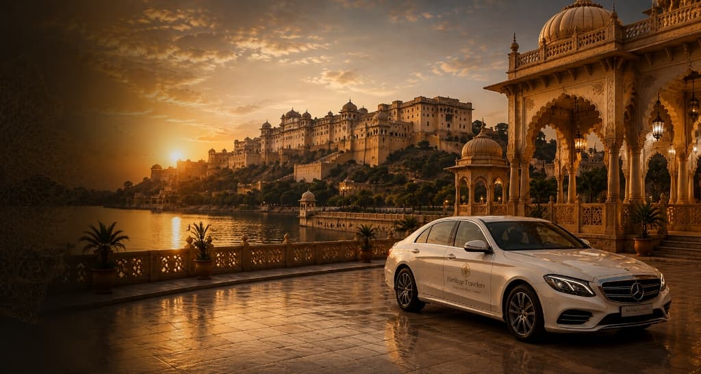 Heritage Travelers Udaipur Mercedes Background